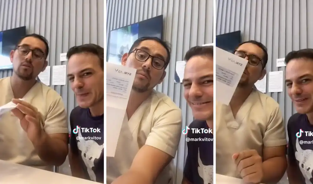 Mark Vito reveló los resultados de su examen de sangre. Foto: composición LR/TikTok - Video: TikTok