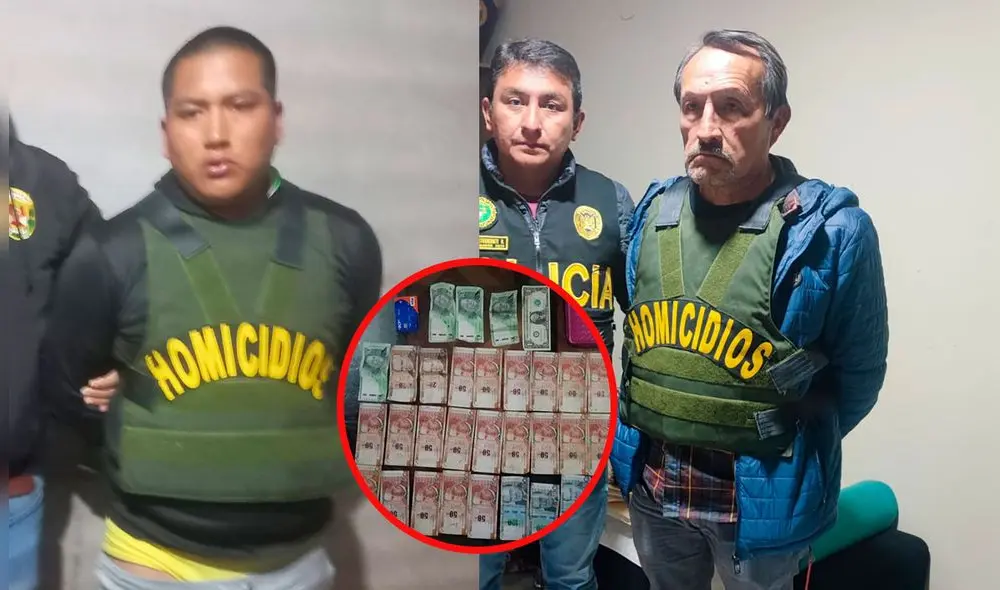 Agentes de la PNP lograron capturar a estos criminales este martes 2 de mayo. Foto: composición LR/PNP Agentes de la PNP lograron capturar a estos criminales este martes 2 de mayo. Foto: composición LR/PNP