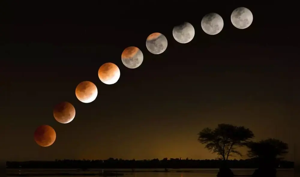 Aunque no puedas ver el eclipse lunar de este viernes, esto es lo que debes saber. Foto: Expansión
