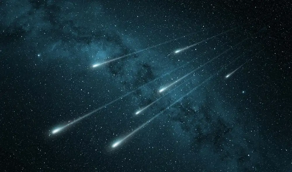 La lluvia de estrellas Eta Acuáridas se produce cuando la Tierra choca con escombros dejados por el cometa Halley. Foto: Fort Hays State University/referencial