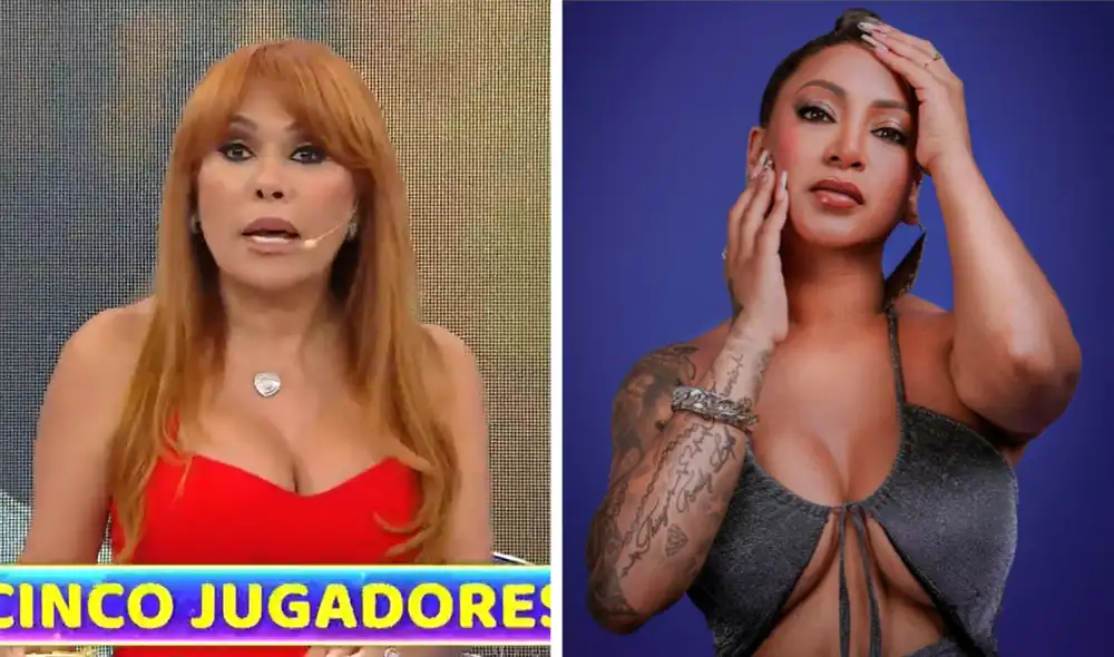 Paula Arias llamó en vivo a Magaly Medina para aclarar su situación sentimental con Eduardo Rabanal. Foto: Instagram / Paula Arias / captura de  ATV