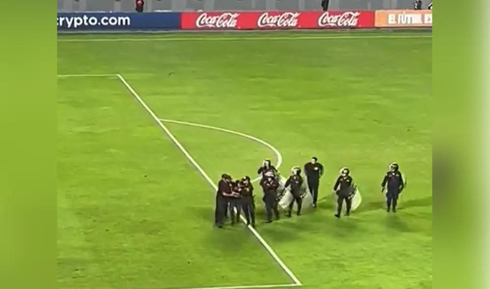 Sporting Cristal le ganó por la mínima diferencia a The Strongest en la Copa Libertadores 2023. Foto: captura/Pase Filtrado/Twitter - Video: Pase Filtrado/Twitter