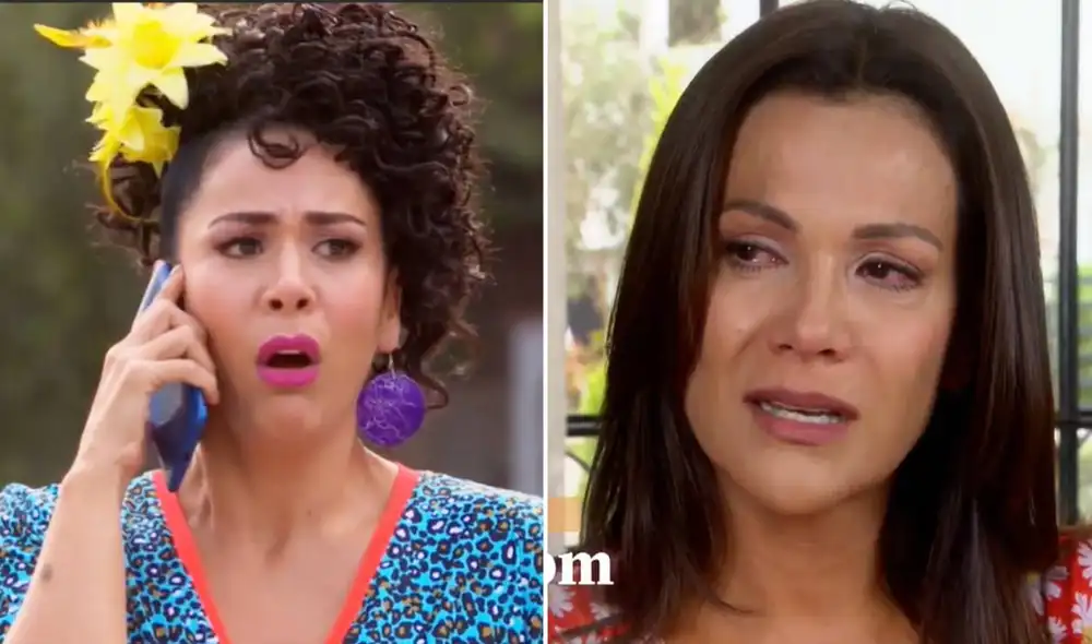 'Charito' se hartó de los Gonzales y decidió dejar la casa en vista de que nadie recordó su cumpleaños en "Al fondo hay sitio". Foto: composición LR/América TV