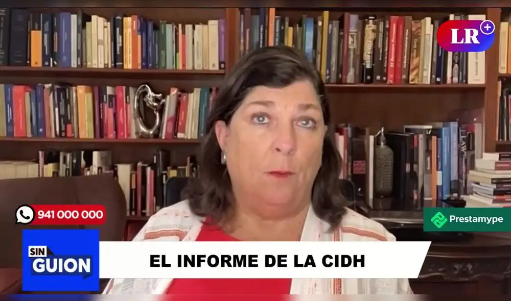Rosa María Palacios analiza las conclusiones del informe de la CIDH. Foto: composición LR/LR+ - Video: LR+ Rosa María Palacios analiza las conclusiones del informe de la CIDH. Foto: composición LR/LR+ - Video: LR+