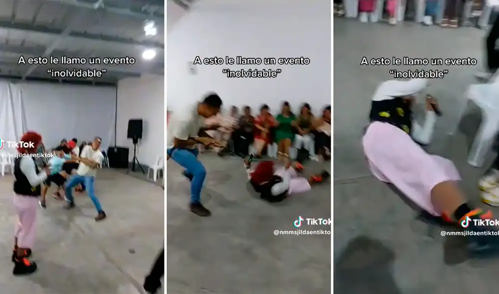 Algunos cibernautas señalaban que fue culpa del payaso por meterse en el juego. Foto: composición LR / capturas de TikTok / @nmmsjildaentiktok Algunos cibernautas señalaban que fue culpa del payaso por meterse en el juego. Foto: composición LR / capturas de TikTok / @nmmsjildaentiktok