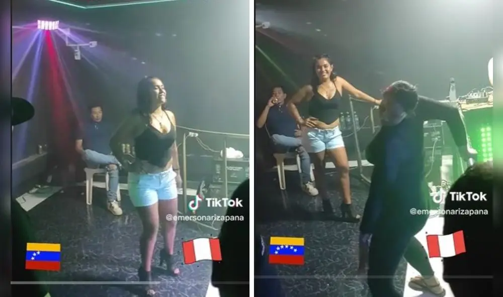 Perú y Venezuela se enfrentaron en baile. Foto: composición LR/captura de TikTok/emerscito Perú y Venezuela se enfrentaron en baile. Foto: composición LR/captura de TikTok/emerscito