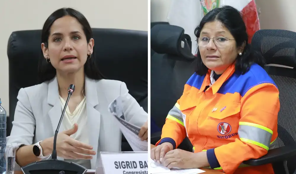 Sigrid Bazán cuestionó a su compañera de bancada. Foto: composición LR/Congreso Sigrid Bazán cuestionó a su compañera de bancada. Foto: composición LR/Congreso