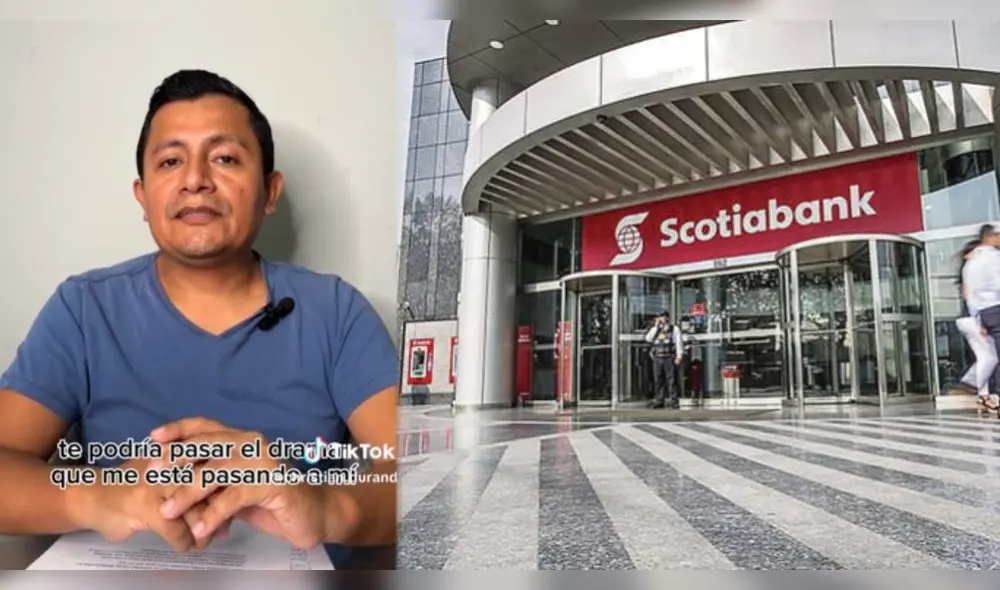 Christian Durand exige una solución al banco. Foto: composición / difusión / Christian Durand