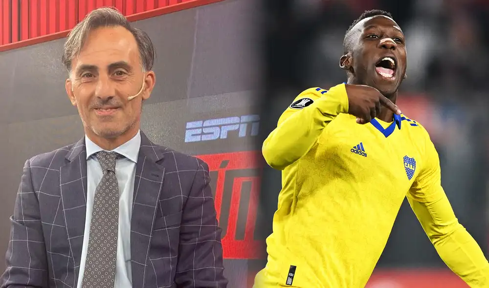 El periodista de ESPN y exfutbolista Diego Latorre resaltó el golazo de Luis Advíncula en Copa Libertadores. Foto: composición LR/Instagram/AFP - Video: ESPN