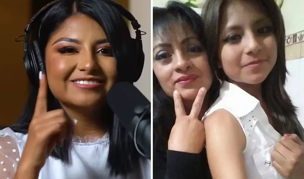 Nickol Sinchi junto a su madre, Gladys Betty Urbano Zavaleta. Foto: composición LR/captura Carlos Orozco YouTube/ Gladys Urbano Facebook