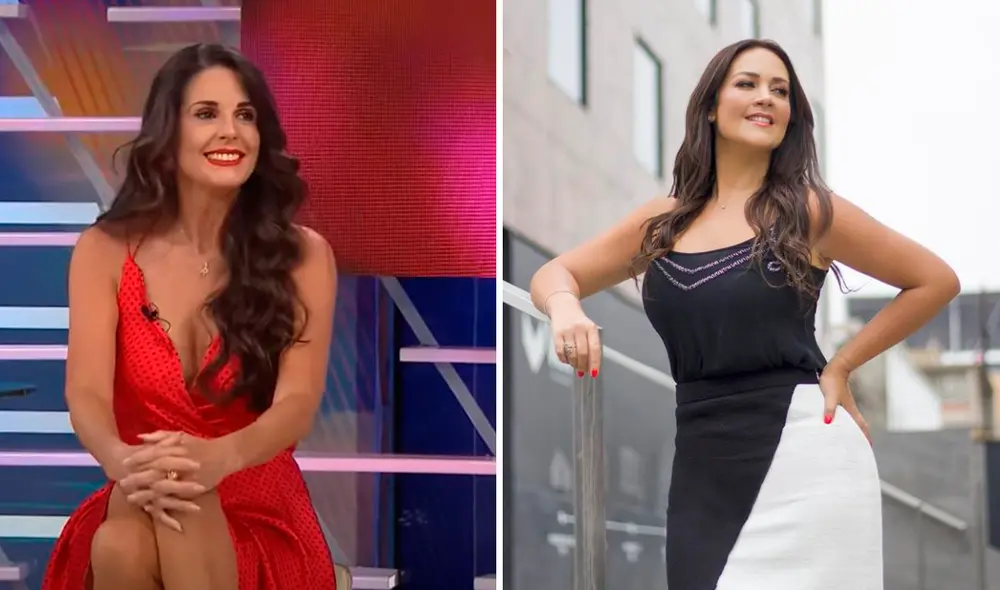 Rebeca Escribens le deseó lo mejor a Marina Mora en su nueva etapa. Foto: composición LR/captura de América Televisión/@MarinaMoraM/Instagram - Video: América TV Rebeca Escribens le deseó lo mejor a Marina Mora en su nueva etapa. Foto: composición LR/captura de América Televisión/@MarinaMoraM/Instagram - Video: América TV