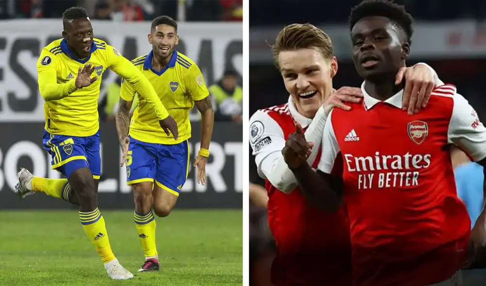 Luis Advíncula marcó un golazo en la victoria de Boca Juniors ante Colo Colo por Copa Libertadores 2023. Foto: composición GLR Luis Advíncula marcó un golazo en la victoria de Boca Juniors ante Colo Colo por Copa Libertadores 2023. Foto: composición GLR