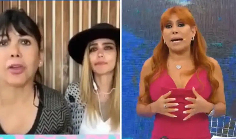 Madre de Angie Jibaja enfrenta a Magaly en programa de "Amor y fuego". Foto: composición LR/ATV - Video: Willax TV Madre de Angie Jibaja enfrenta a Magaly en programa de "Amor y fuego". Foto: composición LR/ATV - Video: Willax TV