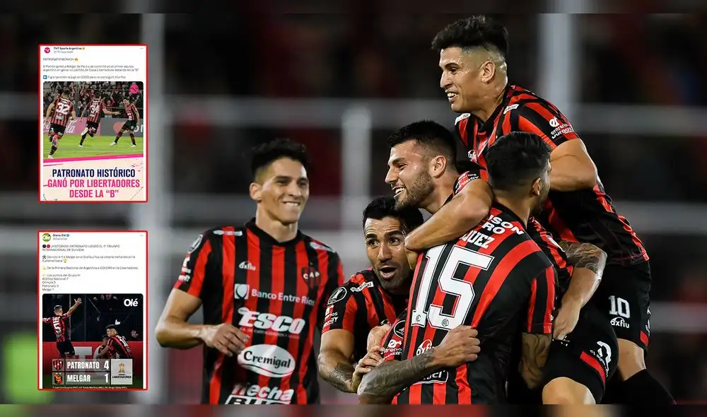 Patronato llevaba dos derrotas seguidas en esta fase de grupos. Foto: Conmebol Libertadores