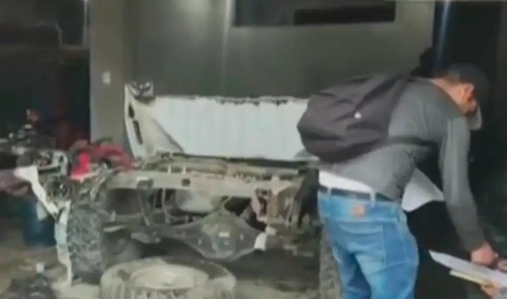 Cae banda que se dedicaba a desmantelar autos. Foto y video: América