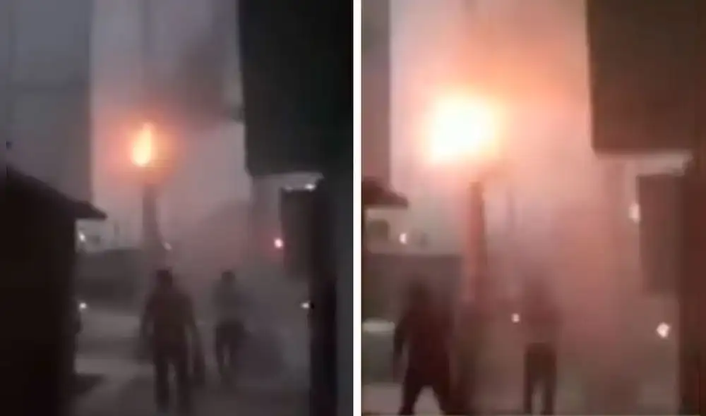 Los vecinos señalaron que podría haber sido causado por las constantes lluvias que se registraron en la capital. Foto: captura de Panamericana- Video: Panamericana Los vecinos señalaron que podría haber sido causado por las constantes lluvias que se registraron en la capital. Foto: captura de Panamericana- Video: Panamericana