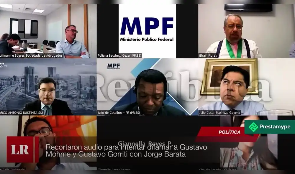 Rosa María Palacios expone las declaraciones completas de Barata respecto a Gustavo Mohme y Gustavo Gorriti. Foto y video: LR+ Rosa María Palacios expone las declaraciones completas de Barata respecto a Gustavo Mohme y Gustavo Gorriti. Foto y video: LR+