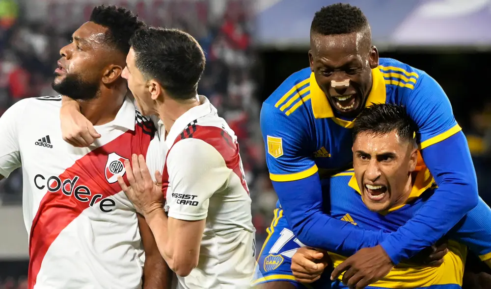 Boca ganó el último clásico disputado en el Más Monumental. Foto: Composición LR/River Plate/Boca Juniors