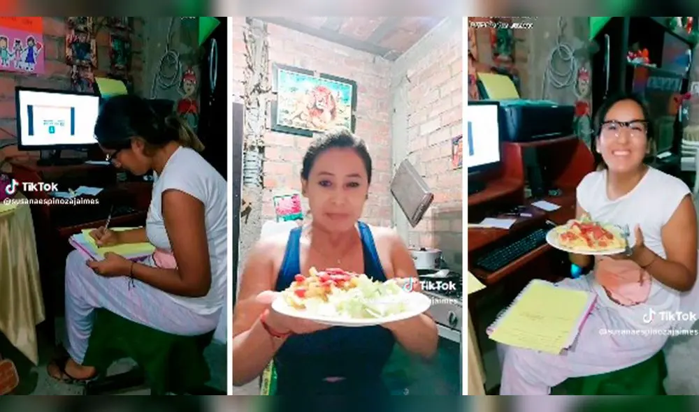 Usuarios elogiaron el hermoso gesto que tuvo la madre con su hija. Foto: composición LR/ TikTok/ @susanaespinozajaimes Usuarios elogiaron el hermoso gesto que tuvo la madre con su hija. Foto: composición LR/ TikTok/ @susanaespinozajaimes