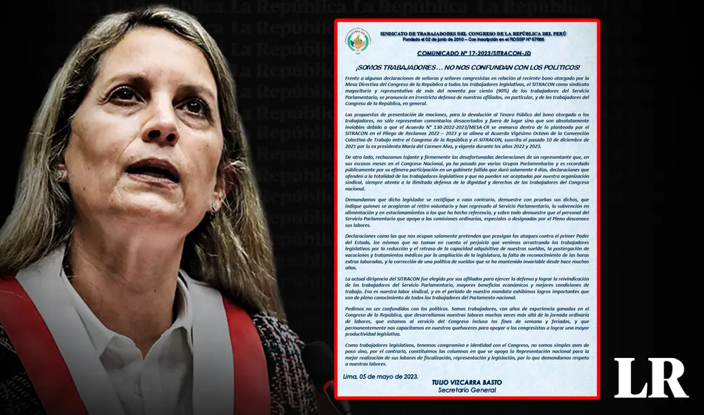 En el comunicado también se refirieron a las declaraciones de Héctor Valer. Foto: composición LR/Fabrizio Oviedo