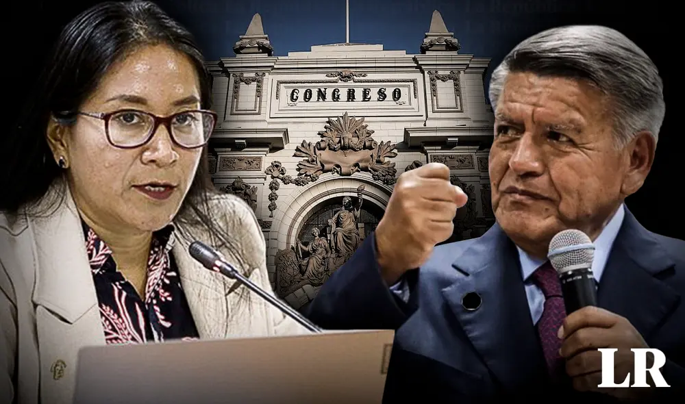 Lady Camones indicó que Torres fue suspendida de APP. Foto: composición Fabrizio Oviedo/ Lanoticia.com/ Andina