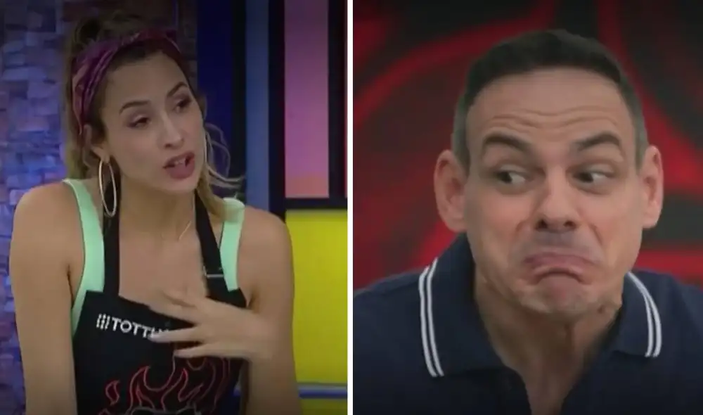 Milett Figueroa y Mark Vito protagonizan divertido momento en "El gran chef". Foto: captura/Latina Milett Figueroa y Mark Vito protagonizan divertido momento en "El gran chef". Foto: captura/Latina
