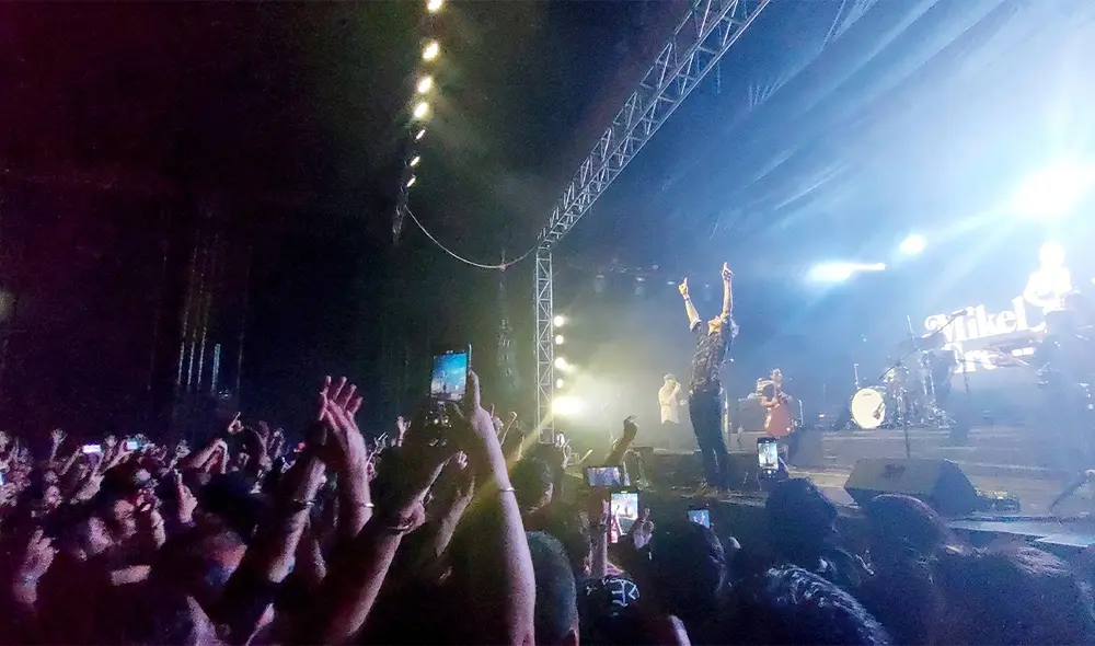 Mikel Erentxun deleitó a todo el público presente. Foto: Erwin Valenzuela/La República