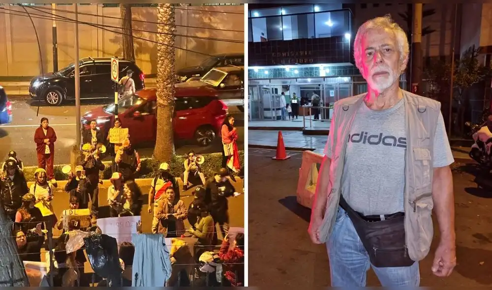 Aproximadamente 50 personas realizaron actos vandálicos en los exteriores del local de IDL-Reporteros. Foto y video: María Pía Ponce/LR/difusión