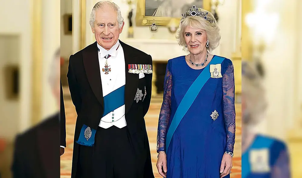 Nuevos soberanos. El rey Carlos III y la reina consorte Camila serán coronados hoy. Foto: difusión