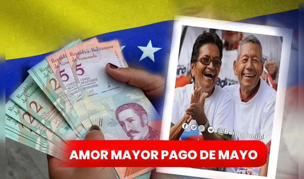 Inició el pago de Amor Mayor de mayo 2023 a los pensionados venezolanos. Foto: composición LR/Sistema Patria/Freepik/EFE
