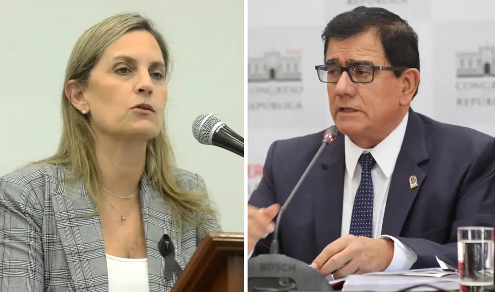 Responsables. María del Carmen Alva (Acción Popular) y José Williams (Avanza País). Foto: Congreso