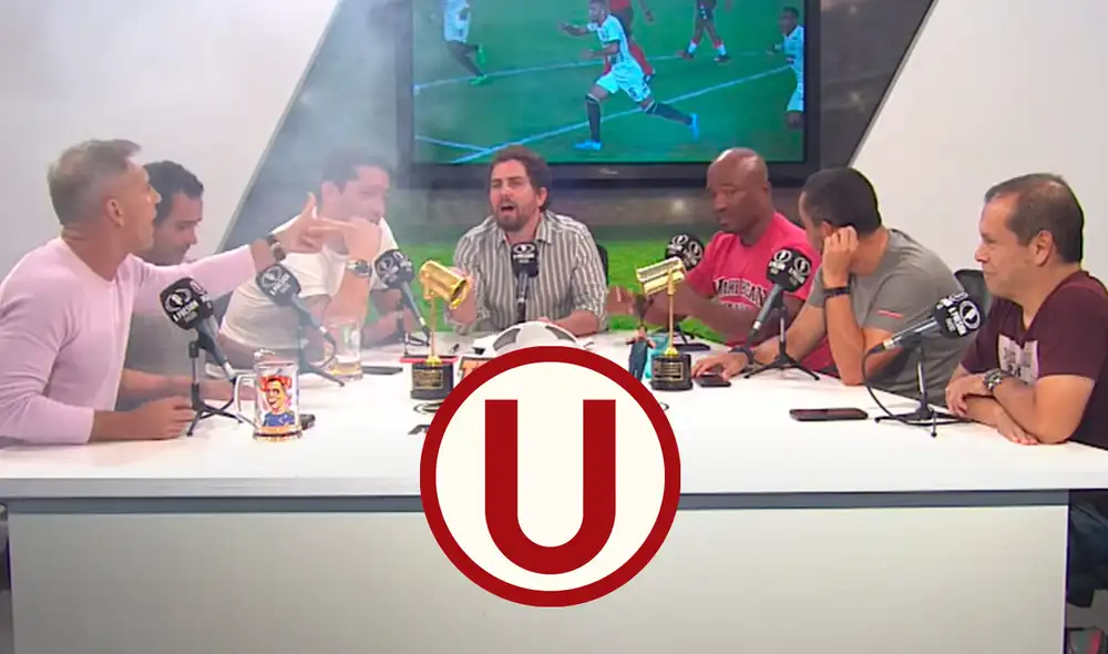 Julinho y Waldir Sáenz se pelearon tras el partido de Universitario en Copa Sudamericana. Foto: captura A Presión