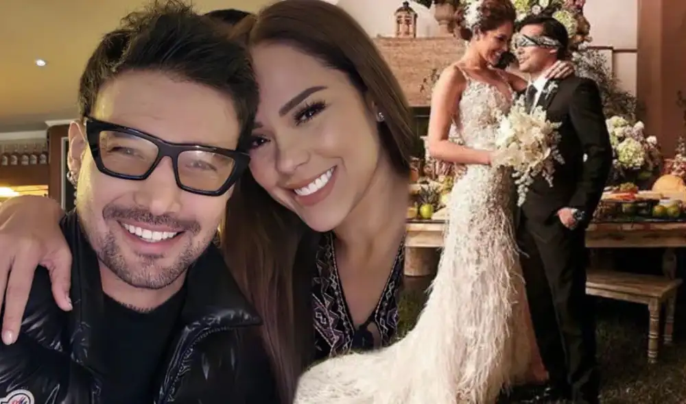 Karen Schwarz y Ezio Oliva se casaron por civil en el año 2015. Foto: composición LR/Instagram/Karen Schwarz