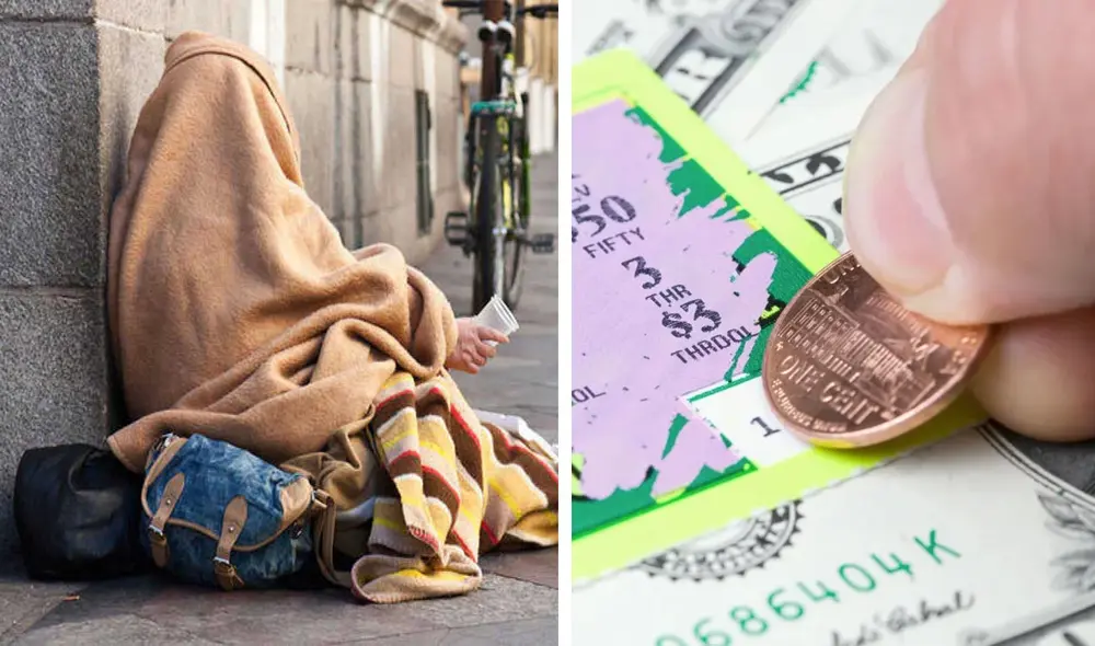 Tras vivir 6 años en la calle, la mujer se ha convertido en millonaria. Foto: composición RTVE/CNN Tras vivir 6 años en la calle, la mujer se ha convertido en millonaria. Foto: composición RTVE/CNN