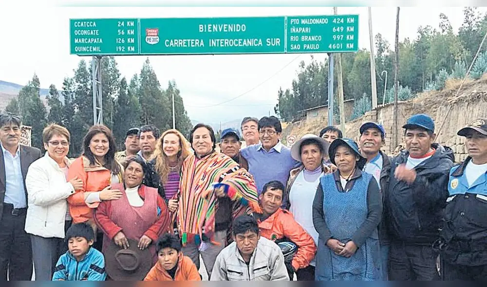 Inauguración. Toledo en la inauguración de la carretera. Foto: difusión