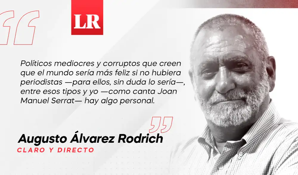 Entre esos tipos y yo hay algo personal, por Augusto Álvarez Rodrich