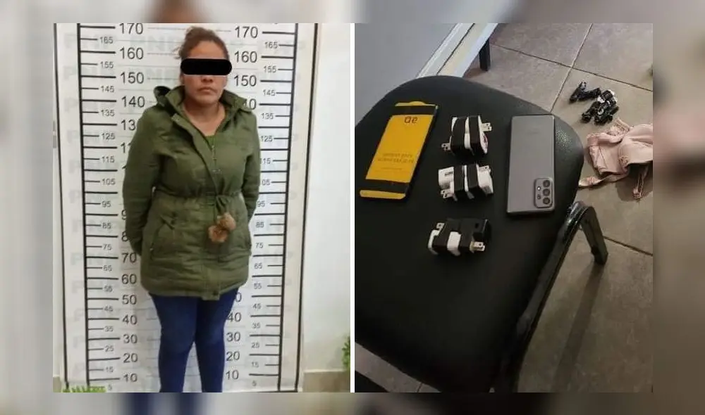 La detenida fue trasladada a la dependencia policial para continuar con las diligencias correspondientes. Foto: Composición LR/PNP