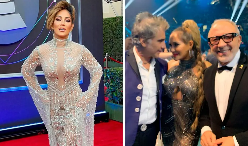 La presencia de la JLo peruana no pasó desapercibida en los Latin Grammy. Foto: composición LR/Connie Peña/Instagram La presencia de la JLo peruana no pasó desapercibida en los Latin Grammy. Foto: composición LR/Connie Peña/Instagram