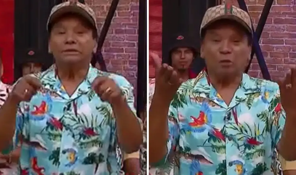 Melcochita estuvo como invitado del último programa de "Jirón del humor". Foto: captura Latina Melcochita estuvo como invitado del último programa de "Jirón del humor". Foto: captura Latina