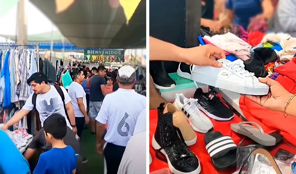 Esta feria de ropa de bajos precios se encuentra en La Molina, y tiene varios visitantes los fines de semana. Foto: David Te Guía