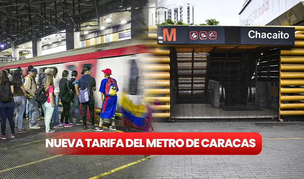 Metro de Caracas tiene nueva tarifa del pasaje después de 4 meses. Foto: composición LR/AFP Metro de Caracas tiene nueva tarifa del pasaje después de 4 meses. Foto: composición LR/AFP