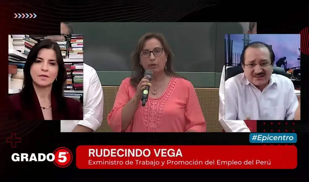 Clara Elvira Ospina conversa con Rudecindo Vega sobre las muertes en las protestas. Foto/Video: Grado 5 - LR+