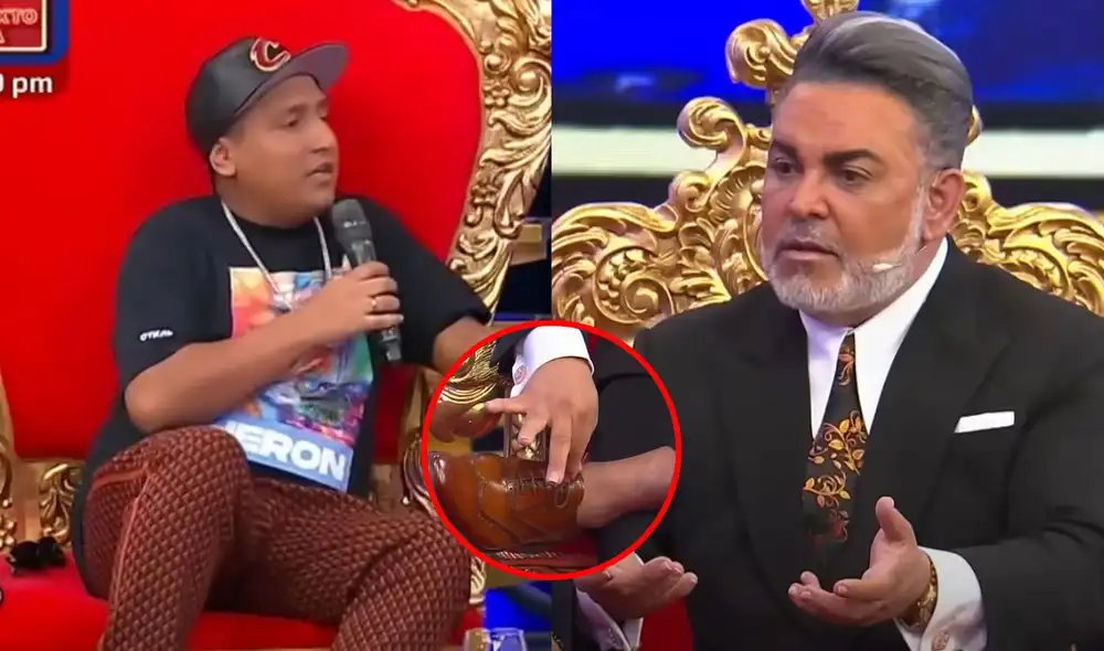 Jorge Luna cuestionó las costosas prendas de Andrés Hurtado en programa en vivo. Foto: composición LR/ Capturas de Panamericana TV - Video: Panamericana TV