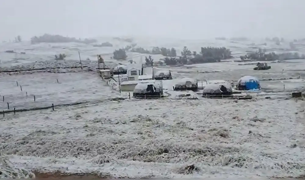 Estas precipitaciones se registraron en la madrugada del lunes 8 de mayo. Foto: Captura Video Luis Álvarez / La República