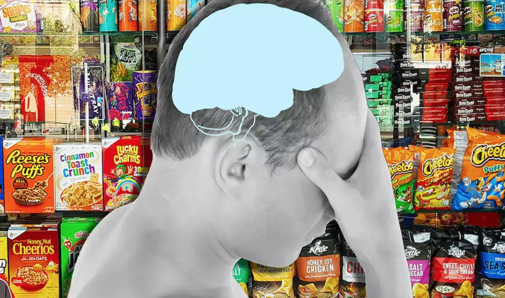 Los alimentos procesados tienen consecuencias negativas en la salud mental. Foto composición LR/Ciudadves.blog