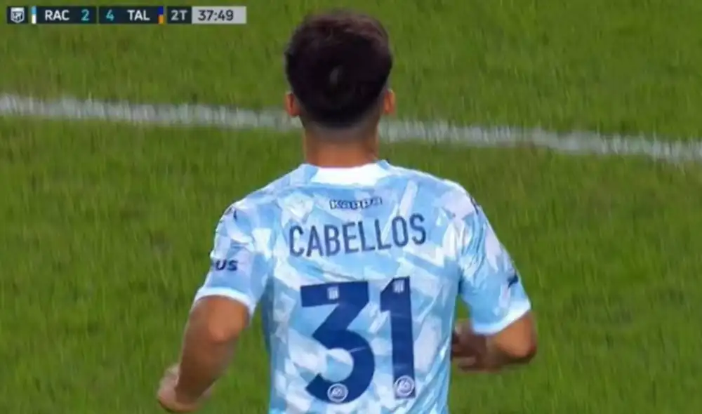El futbolista de 18 años hizo su debut en el fútbol profesional argentino ante Talleres. Foto y video: ESPN El futbolista de 18 años hizo su debut en el fútbol profesional argentino ante Talleres. Foto y video: ESPN