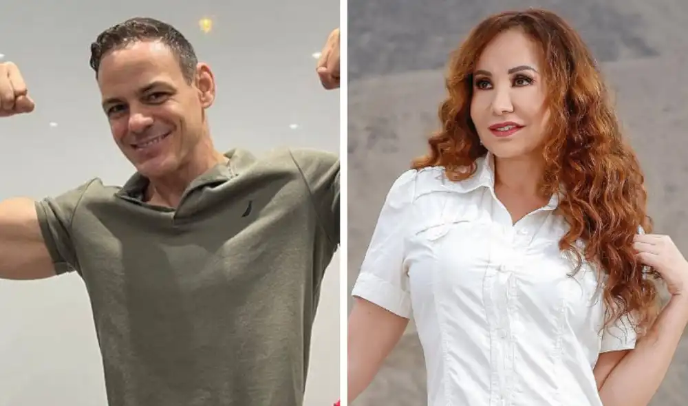 Mark Vito le envió un saludo a Janet Barboza a través de Edson Dávila. Foto: Composición LR / Instagram / Mark Vito / Janet Barboza