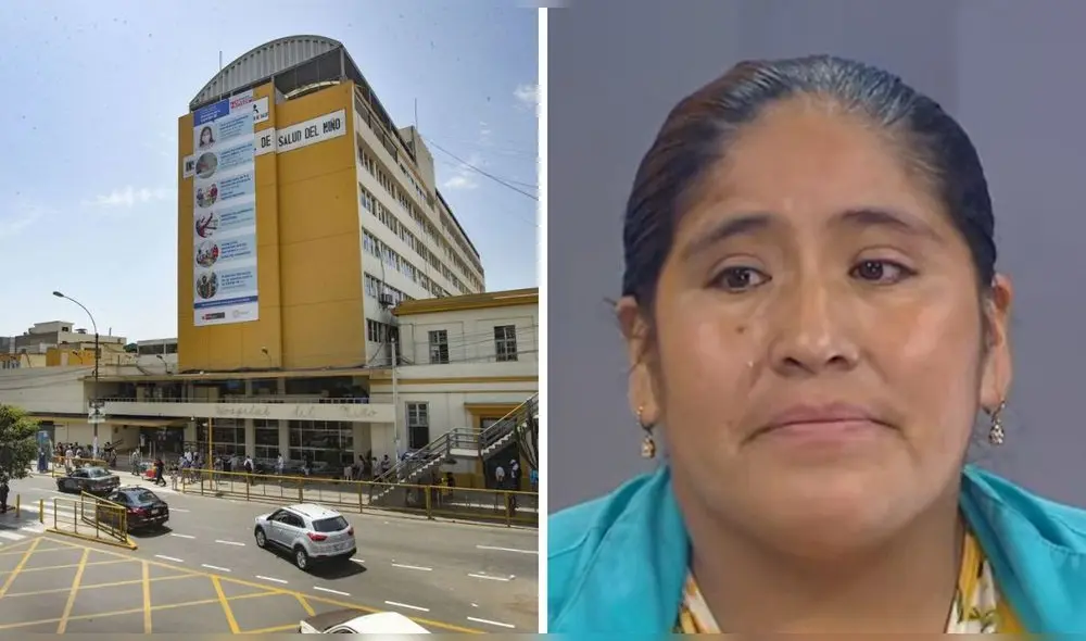 La mujer se trasladó de Cusco hacia Lima para que su menor hijo pueda recibir mejor atención de salud. Foto: Andina/captura ATV/composición LR