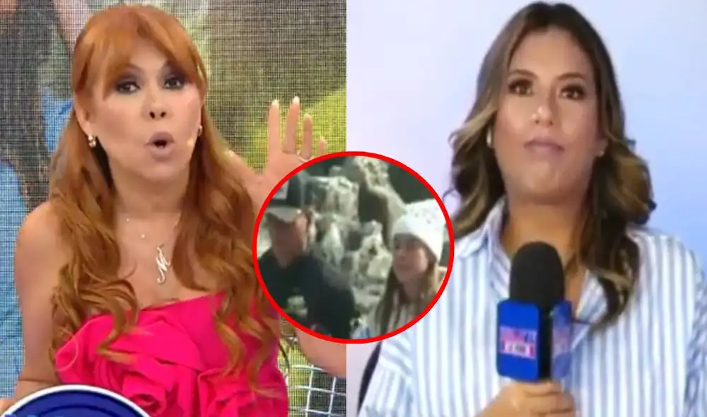 Magaly Medina habla sobre el ampay de Paolo Hurtado y Jossmery Toledo. Foto: composición LR/captura de ATV Magaly Medina habla sobre el ampay de Paolo Hurtado y Jossmery Toledo. Foto: composición LR/captura de ATV