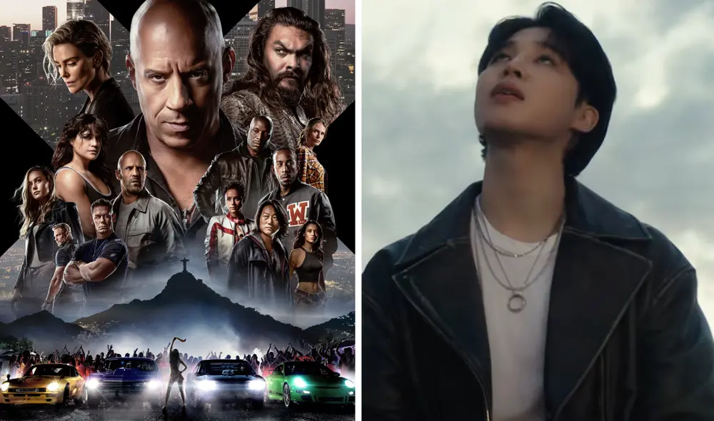 Película "Rápidos y furiosos 10", con Vin Diesel y Jason Momoa, contará con Jimin de BTS en su soundtrack. Canción "Angel pt.1" será lanzada en la víspera al estreno de "Fast X". Foto: composición LR/Universal/YouTube